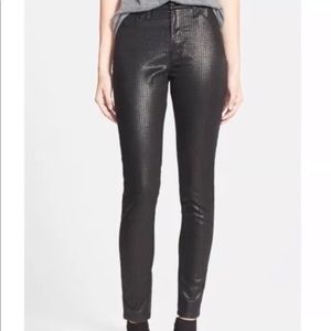 NWT Hudson Houndstooth High Waist Barbara  Super Skinny Jeans